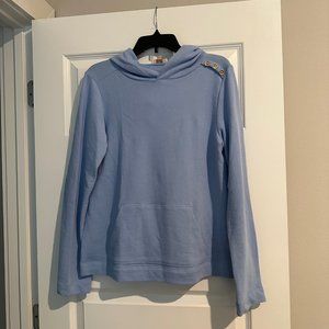 LOFT Outlet Light Blue Lightweight Women's Hoodie